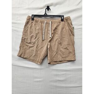 Goodfellow & Co Mens Utility Shorts Brown Cotton Blend Casual Size Large